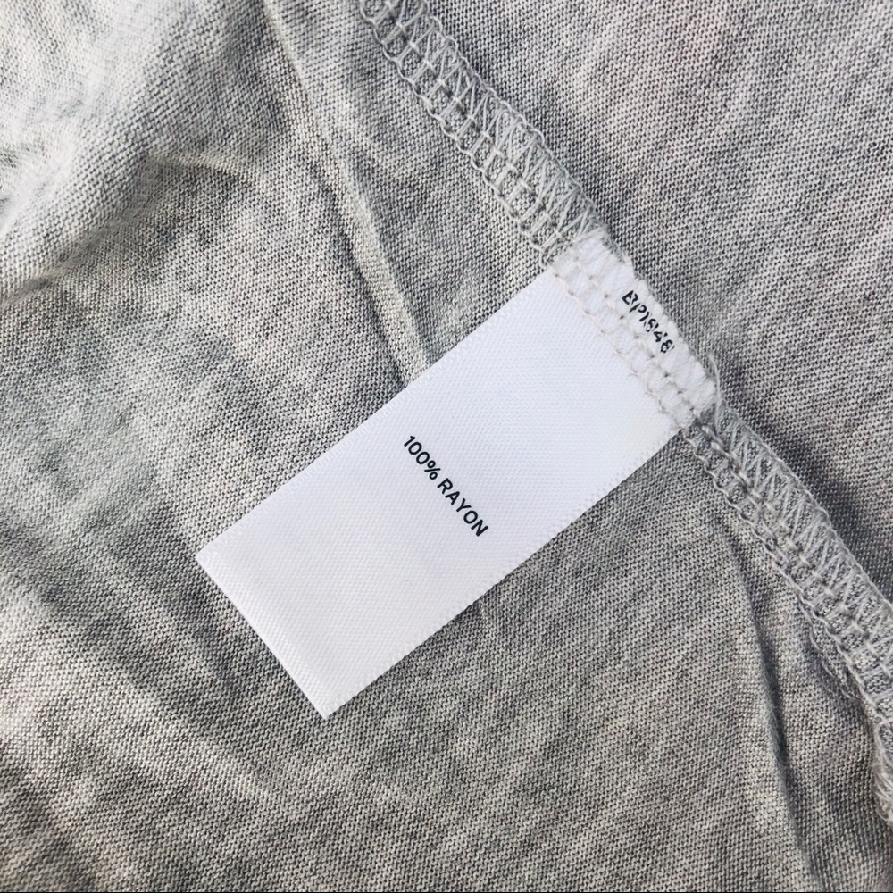LAST ONE‼️ Gray Round Neck Valette Muscle Tee - Picture 7 of 7